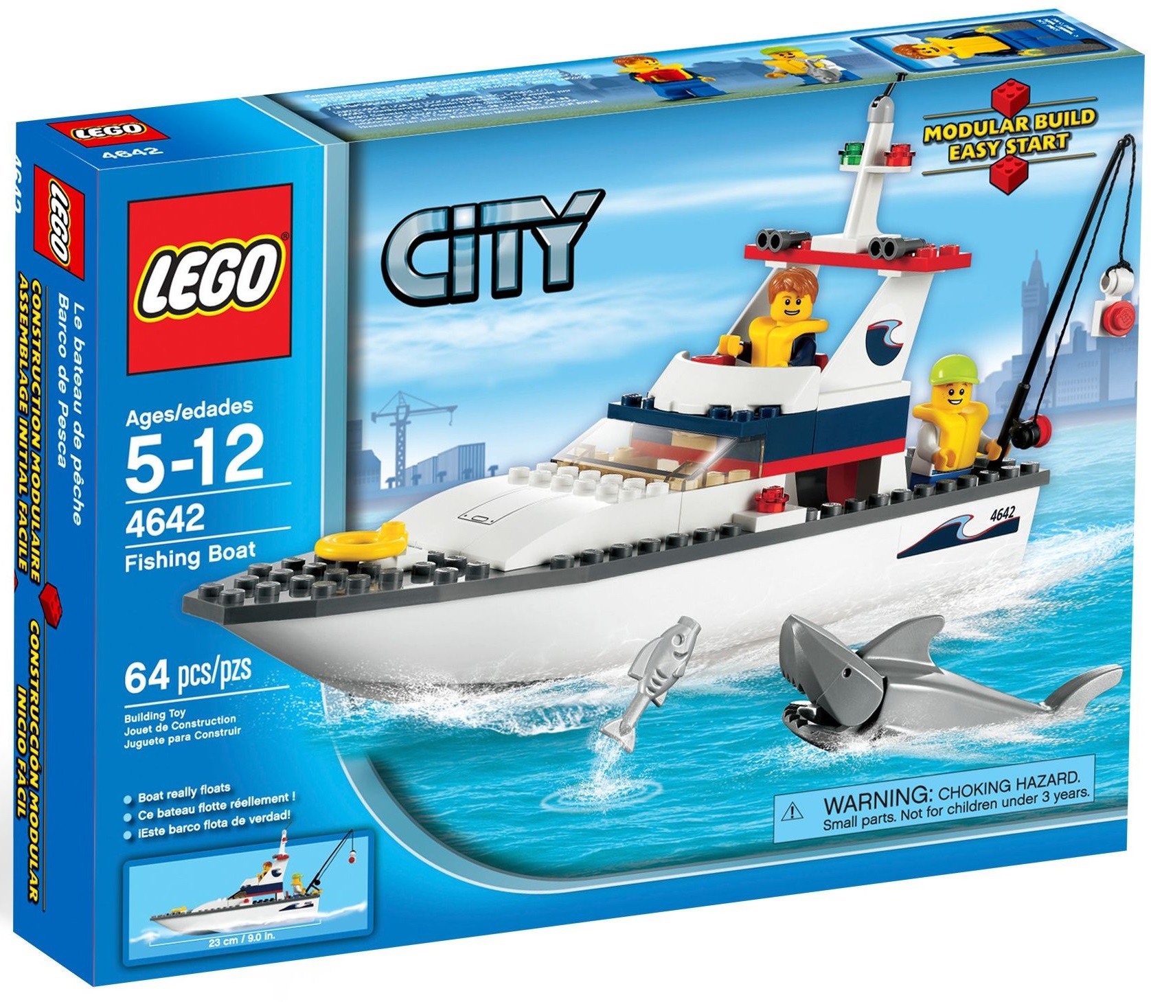 lego sport fishing boat