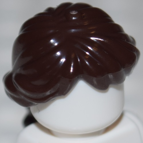 4581313 Mini Wig No. 9 88286 Dark Brown Minifigur